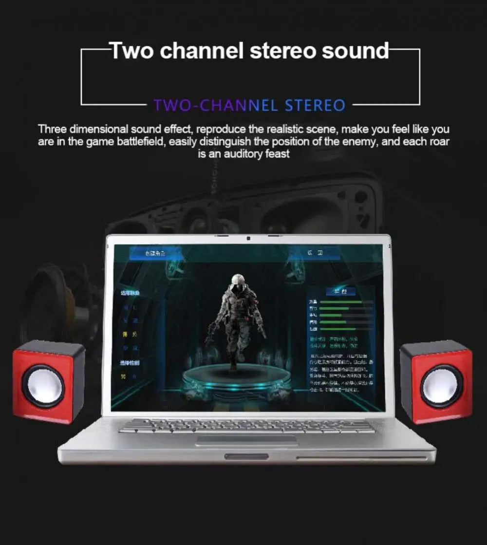 PC Speaker For Computer Laptop Notebook Desktop Caixa De Som Mini Sound Box Music Bocina Column Acoustics Coluna Audio System