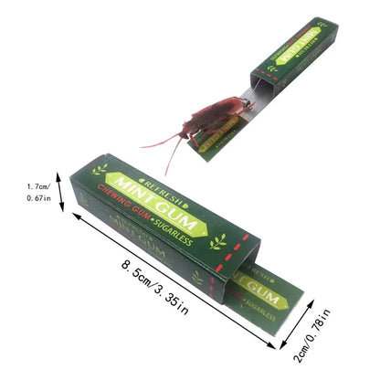Simulation Cockroach Chewing Gum Creative Novelty Funny Toy Startled DIY Self-installation Simulation Chewing Gum