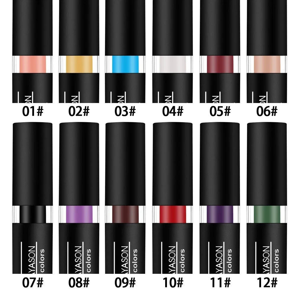 Clay Nude Lip Primer Concealer Cover Dark Lips Stick Long Lasting Gothic Matte Black Halloween White Cosplay Makeup Lip Base