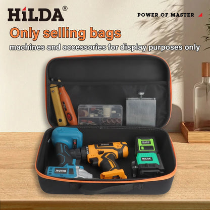 HILDA Tool Bag Toolkit Large Capacity Box Oxford Cloth Bag Home Storage For Electric Drill Hardware Shockproof Tool Carry Bag
