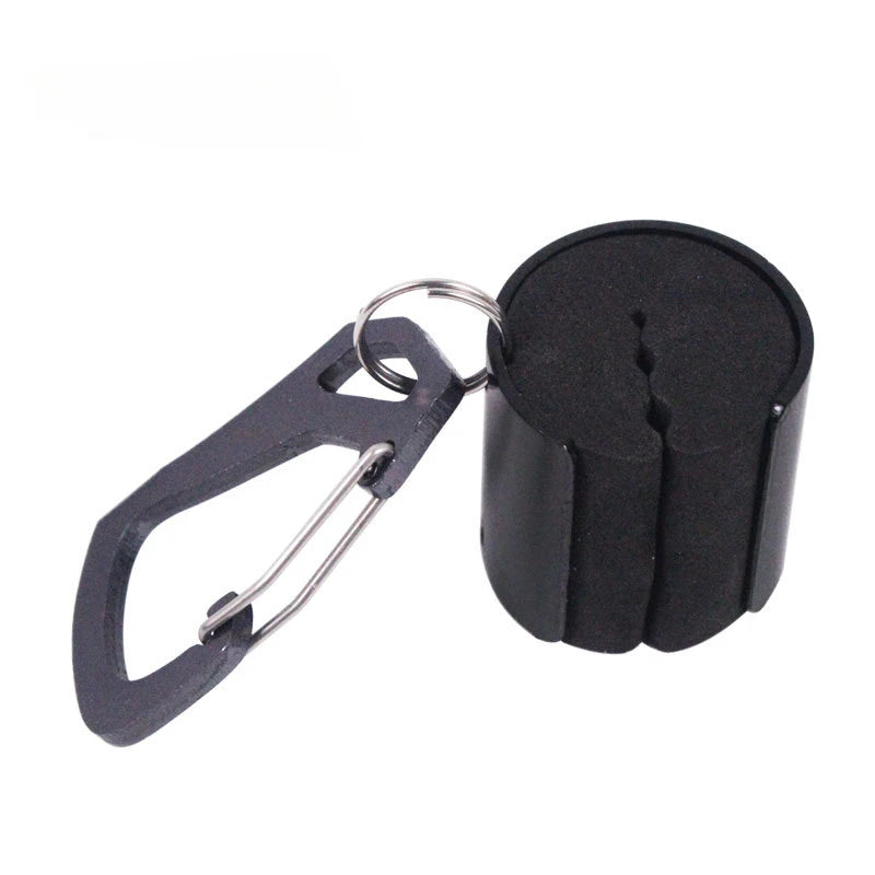 Fishing Rod Holder Clip Metal Housing Support Wearable Belt Clip Rod Holder Stand Up Pole Strong and Sturdy Fishing Accessories