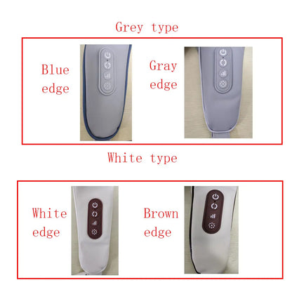 Shiatsu Neck And Shoulder Massager with LED Red Light Kneading Spine Back Muscle Relaxer for Home Use  Shoulder Massage Shawl
