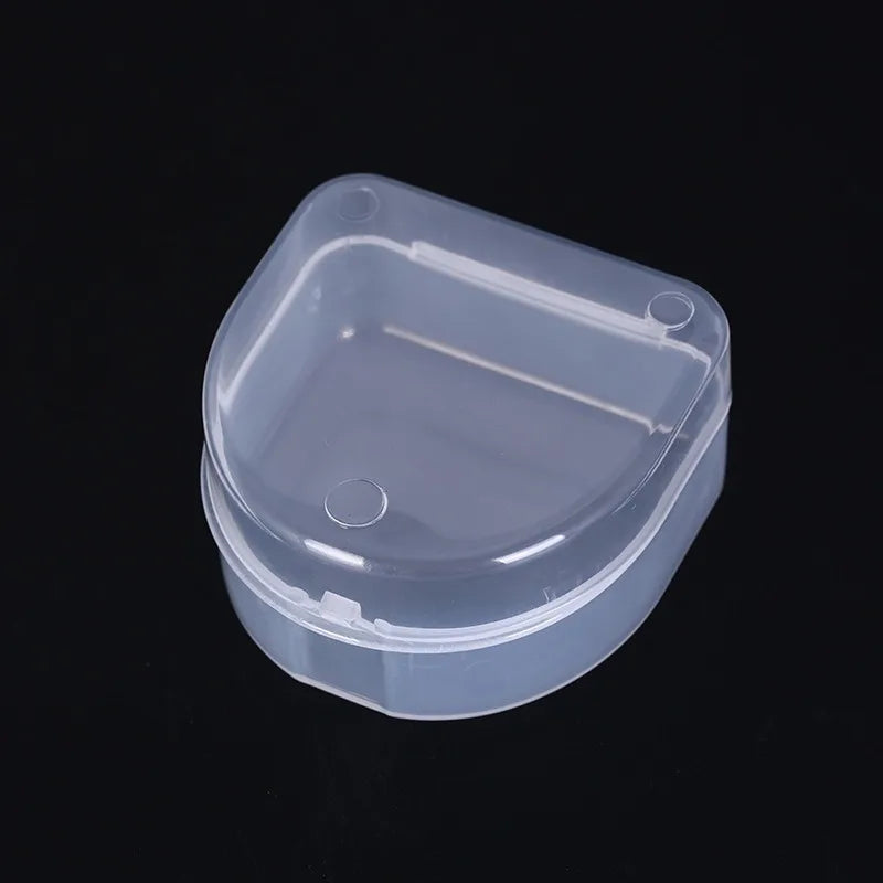 1pc/2pcs Dental Box - Denture and Mouth Guard Storage Case for Hygienic and Convenient Storage