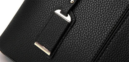 New luxury women's leather bag, well-known designer brand handbag, women's handbag wallet, fashionable shoulder bag