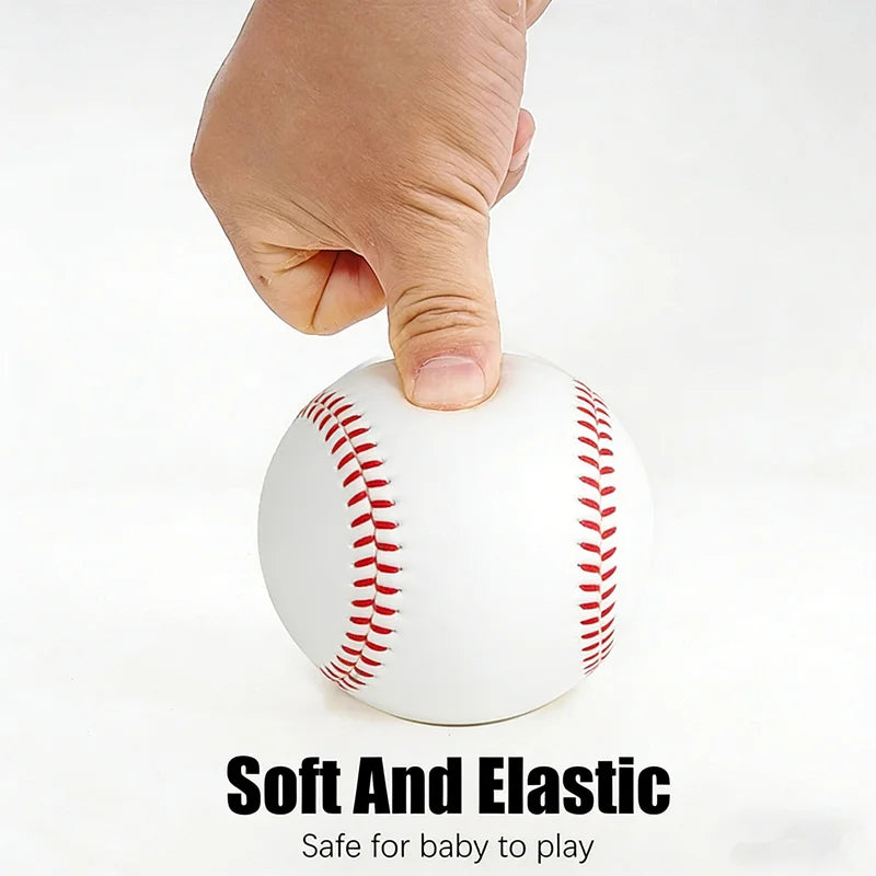 Durable Safe Elastic PU Foam Baseball for Indoor Outdoor Recreational Use Lightweight Training Softball Sports Fitness Equipment
