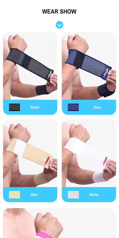 AOLIKES 1PC 40-180cm Compression Bandage Protector Knee Support Brace Sports Elastic Elbow Straps Leg Bands Bandage Workout Wrap
