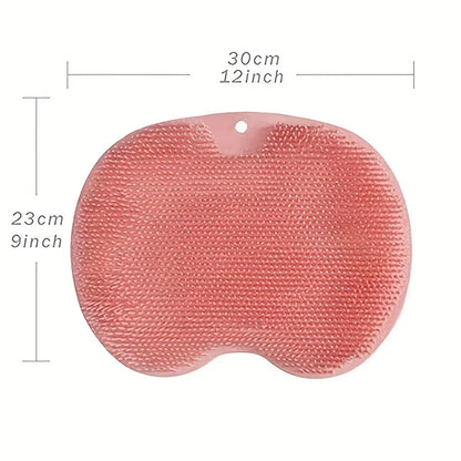 Exfoliating Foot Brush and Back Scrubber Anti-Slip Suction Cup - Deep Cleansing and Exfoliating Tool for Body Dirt Removal
