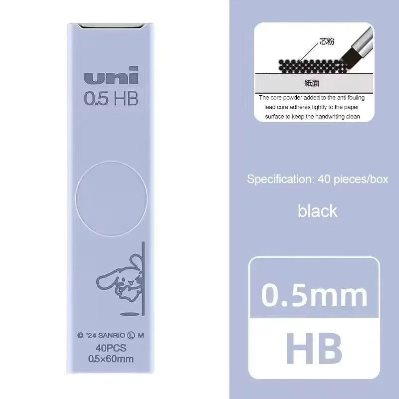 1Pcs Japan UNI UL-S Mechanical Pencil Lead-core Anti-fouling Thickened Black Non-breakable Student Pencil Lead 0.3/0.5/0.7 mm