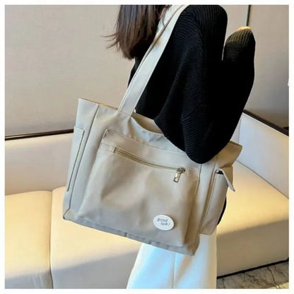 2025 Fashion Shoulder Bag for Women's Class Large Capacity Student Tote Bag  New Canvas Commuter Handbag Women Bag Eco Bag