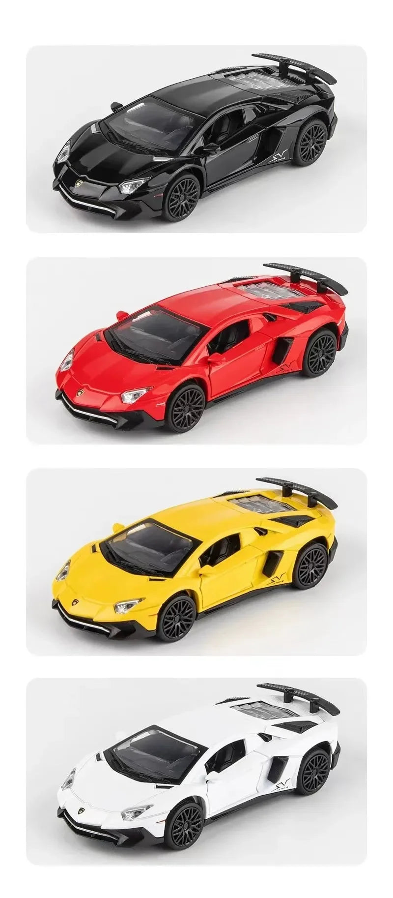 1:32 Lamborghinis SV LP750-4 Alloy Sports Car Model Diecast & Toy Metal Vehicle Simulation Car Model Collection Children's Gifts