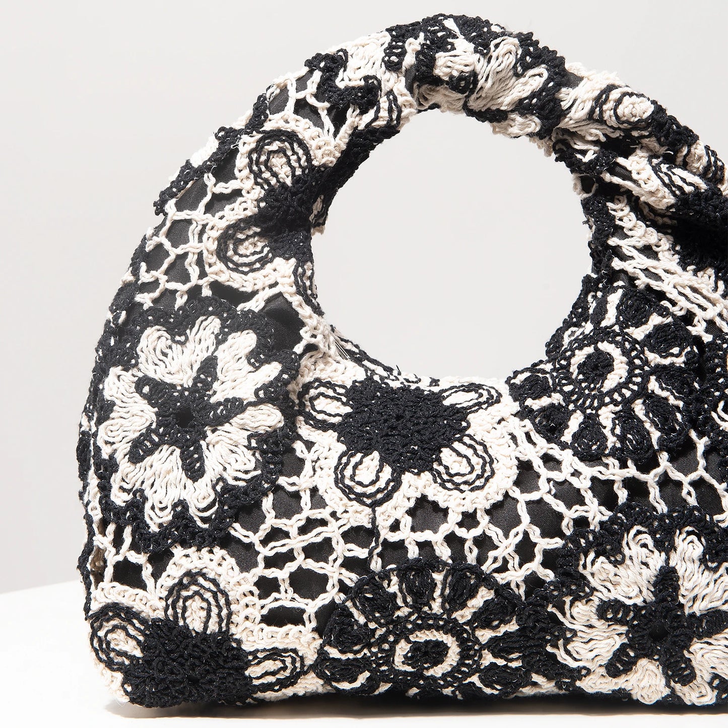 Pattern Hollow Woven Handbag，Bohemia Beach Bags for Women，Crochet Set，Beach Accessories Women，Travel Must Haves（Random Pattern）