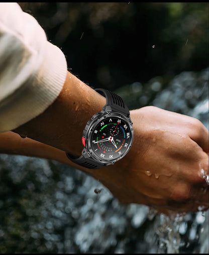 2026 New T-Rex3 Pro GPS Tracker 1100mAh Smartwatch Men 120-Day Standby Clock Rugged Outdoor Sport 10ATM Waterproof Call Watches