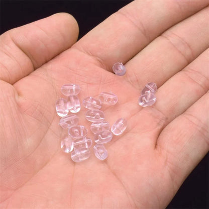 100 pieces of fishing smart beans transparent fishing set with hooks, dividing beads, cross beads