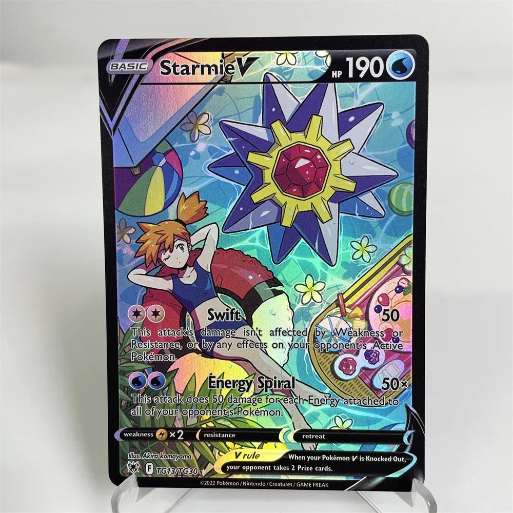 Holographic PKM Collection Cards PTCG Proxy Card Blue Core Paper Card Kids PKM Charizard/Dragonite/Umbreon