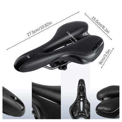 Mountain Bicycle Saddle Road Bike Seat Comfortable Soft Cycling Cushion Exercise Wearable Hollow Soft Bike Accessories For Sport