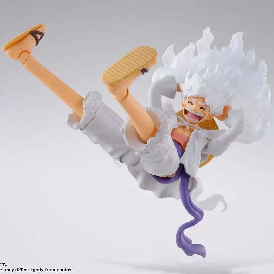 In Stock Bandai S.H.Figuarts SHF ONE PIECE MONKEY.D.LUFFY GEAR5 Model Kit Action Figures Model Toy Gift for Children