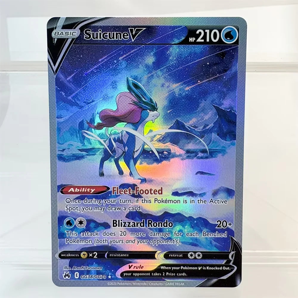 PKM Holo Proxy Cards Suicune Charizard Red & Blue Dragon Frontiers Series Foil Cards PTCG PROXY The Best Gift at a Party