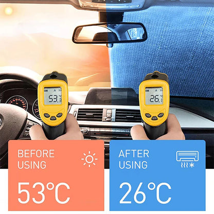 Car Front Window Sunshade UV Protection Shade Sun Protector Windshield Visor Cover Auto Curtain Sunshade Access（folded shipping）