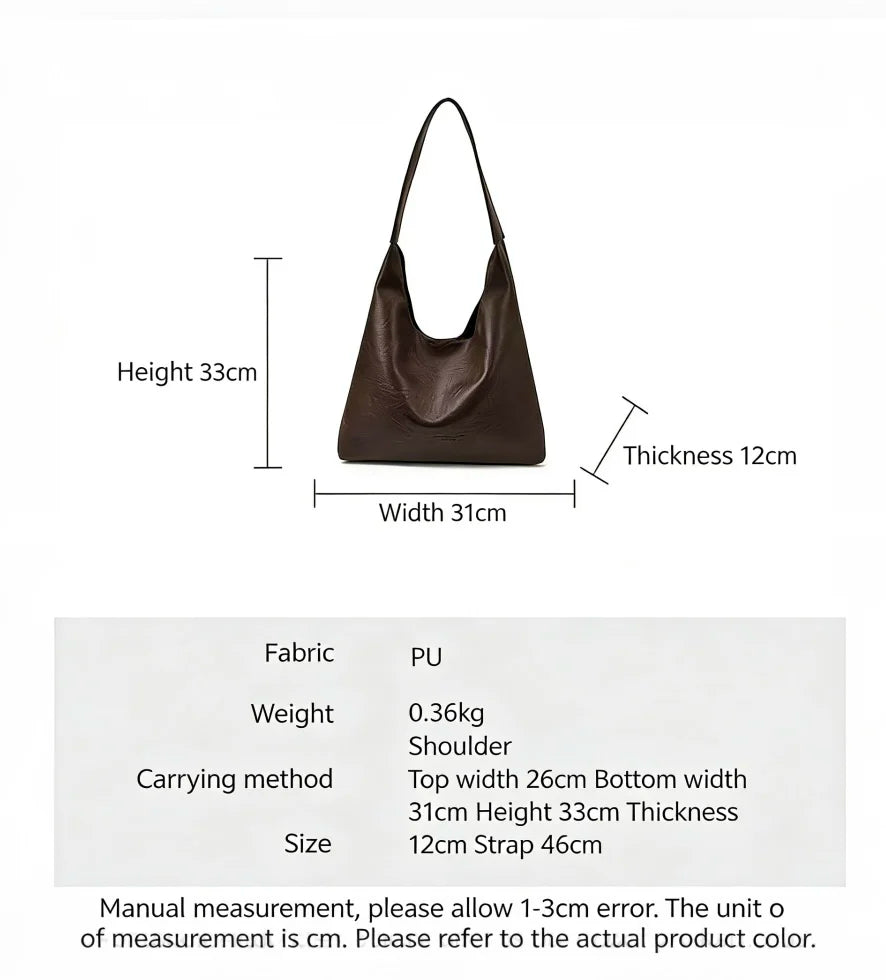 Homefish New Tote bag 100 hand bill of lading shoulder women's bag retro simple large bag Tote bag