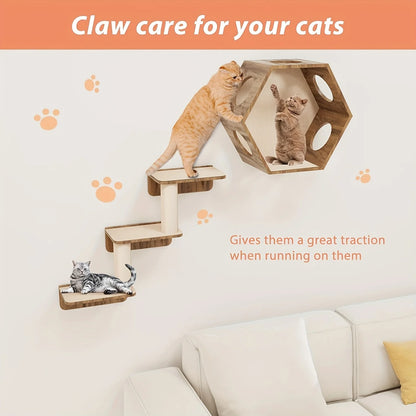 Trimmable Cat Scratching Mat Cat Scratcher Sofa Tape Scratching Post Self-adhesive Carpet Cats Scratch Board Cat Accessories