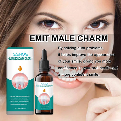 Gingival repair drops Quickly Repair of Cavities Caries Teeth Whiten Remove Yellow Plaque Stains Relieve Gums Decay Toothpaste