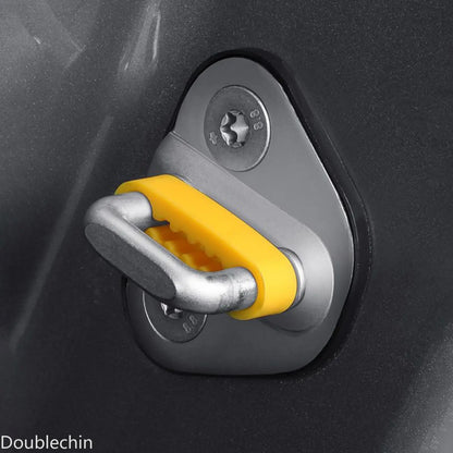 Silicone Car Door Shock Absorber Pads Elastic Damper Cushion Protection for Quiet Closing Vehicle Truck SUV RV Door Edge & Paint
