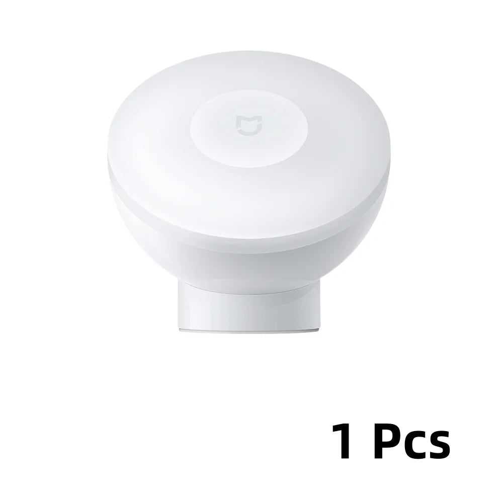 Original Mijia Night Light 2 Smart Motion Sensor, Dimmable Brightness Auto Light Sensing Bedside Lamp for Bedroom Kids Adults