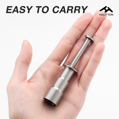 HAUT TON 1pc Stainless Steel Squid Hook Corrector Can Restore Deformed FishingHook Portable&Lightweight Fishing Tackle Accessory