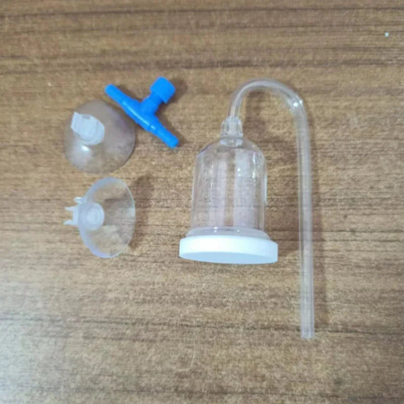 CO2 Diffuser for Aquarium Bubble Reactor CO2 System Atomizer for Fish Tank Live Plants Water Grass Grow Refiner with Suction Cup