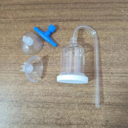 CO2 Diffuser for Aquarium Bubble Reactor CO2 System Atomizer for Fish Tank Live Plants Water Grass Grow Refiner with Suction Cup