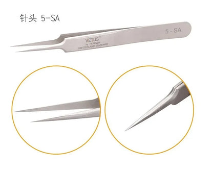 Makeup Professional Eyelash Tweezers 3D Volume Eyelash Extension Tweezer Fan Lash Eyebrow Tweezers VETUS Excellent Closure