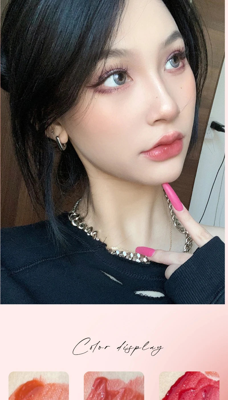 HERORANGE Crystal Gloss Lip Lacquer: Long-Lasting Hydration, Non-Sticky Formula with Glass-Like Shine at an Affordable Price