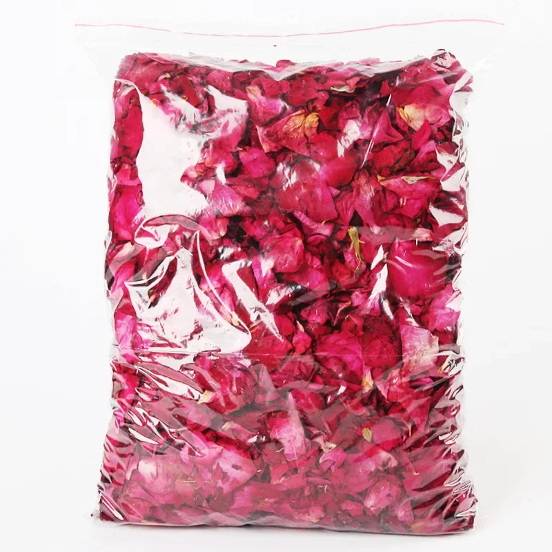 30/50/100g Romantic Natural Dried Rose Petals Bath Dry Flower Petal Spa Whitening Shower Aromatherapy Bathing Supply