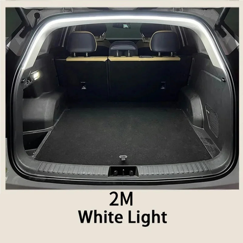 12V Dynamic Flowing Car Trunk LED Strip High-Brightness Wiring Automatic Sensing Tailgate Light Strip Tool-Free Installation