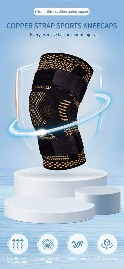 LOOGDEEL Sport Kneepad Patella Gel Knee Support Compression Sleeve Knee Pain Meniscus Tear Injury Recovery With Side Stabilizers