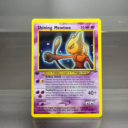 1996 PKMN 1st Edition Base Set Single Flash Cards Shining Charizard Lugia Wigglytuff Game Collection Cards PTCG Proxy Cards