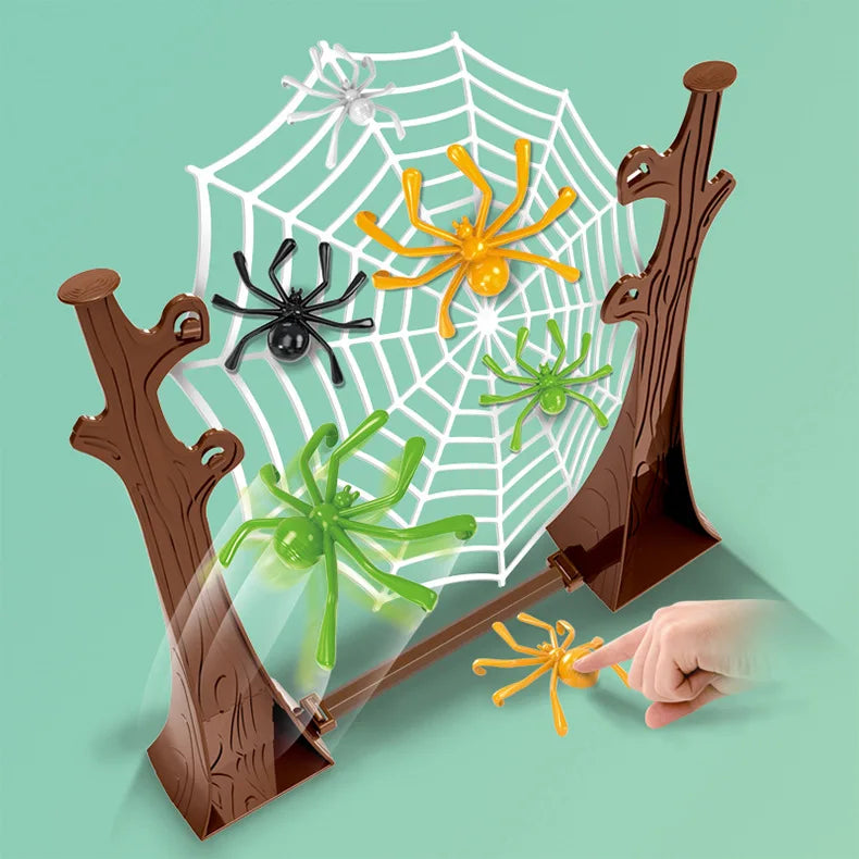 Bouncing Spider Family Party Desktop Board Games Kids Adult Entertainment Game Children's Table Spider Web Birthday Gifts Toy