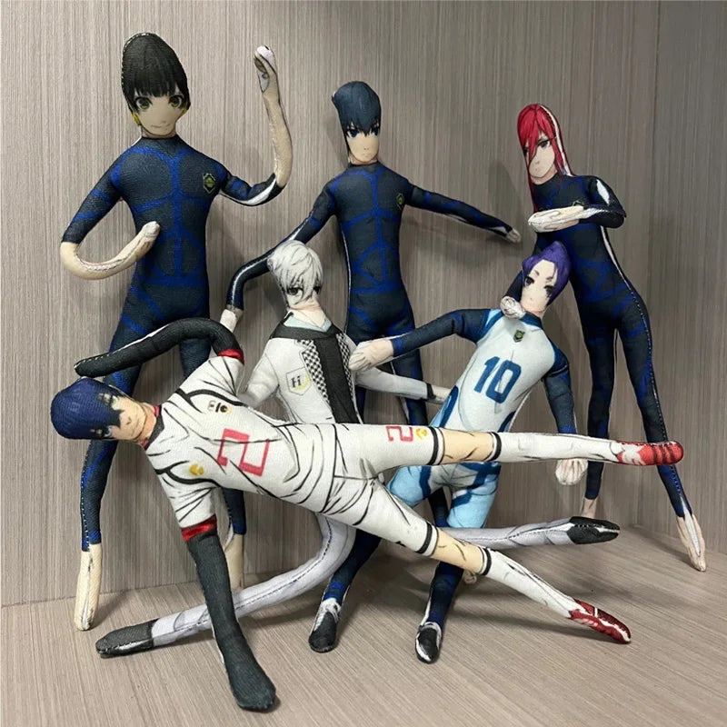 Blue Lock Plush Toys Hot Anime Peripheral Decorative Ornaments Abstract Twistable Wire Frame Decorative Items Gifts For Friends
