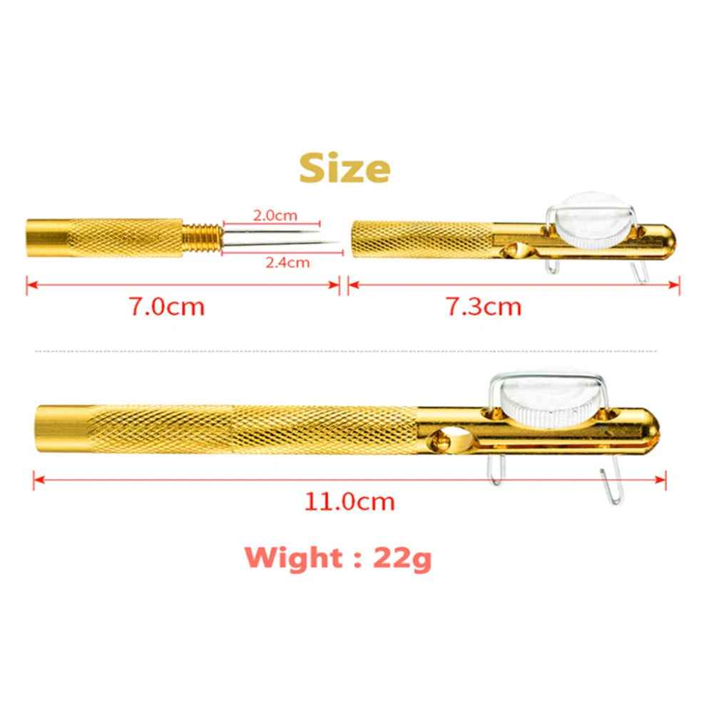 1pc Fishing Knot Quick Tying Tool Line Snip Hook Nipper Tie Knotter Outdoor Contactor Device Fishing Line Space