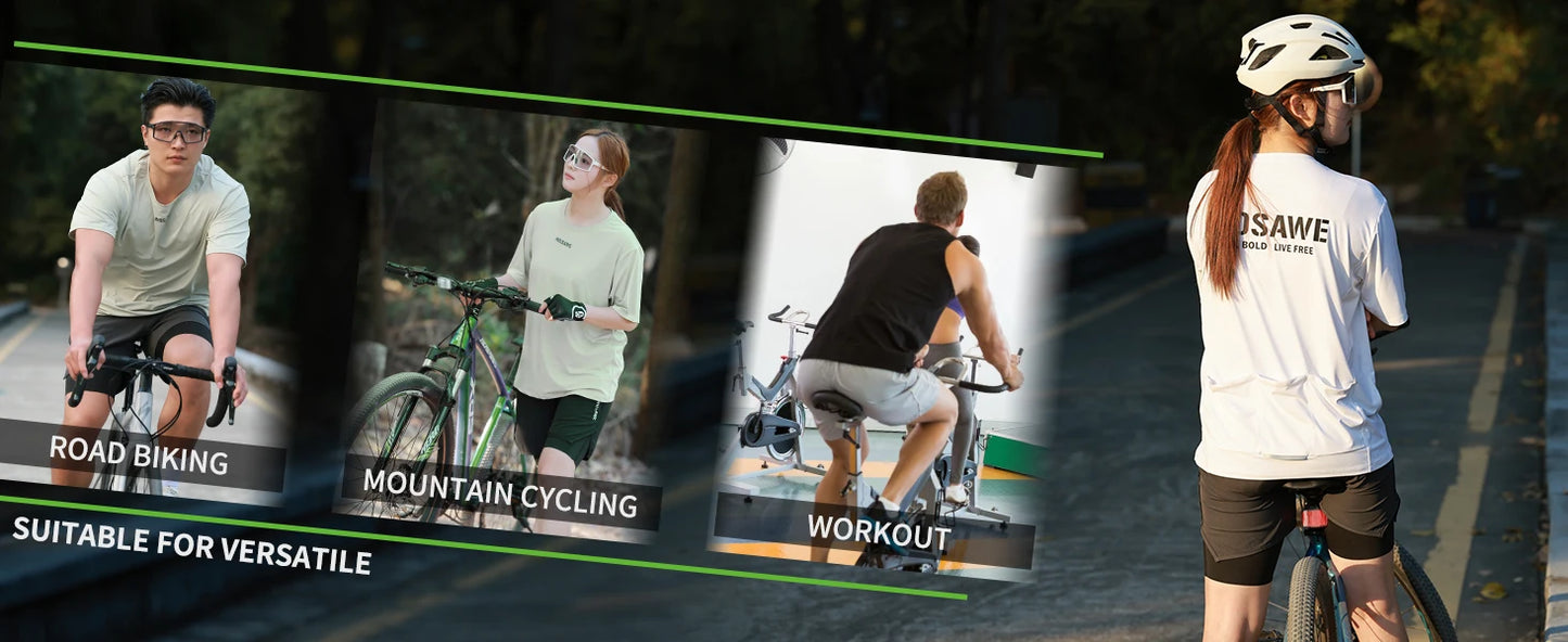 WOSAWE Bicycle Shorts Spring Summer Motocross Racing Shorts Downhill Mountain Bike short Pants Non-removable Cycling Underwear
