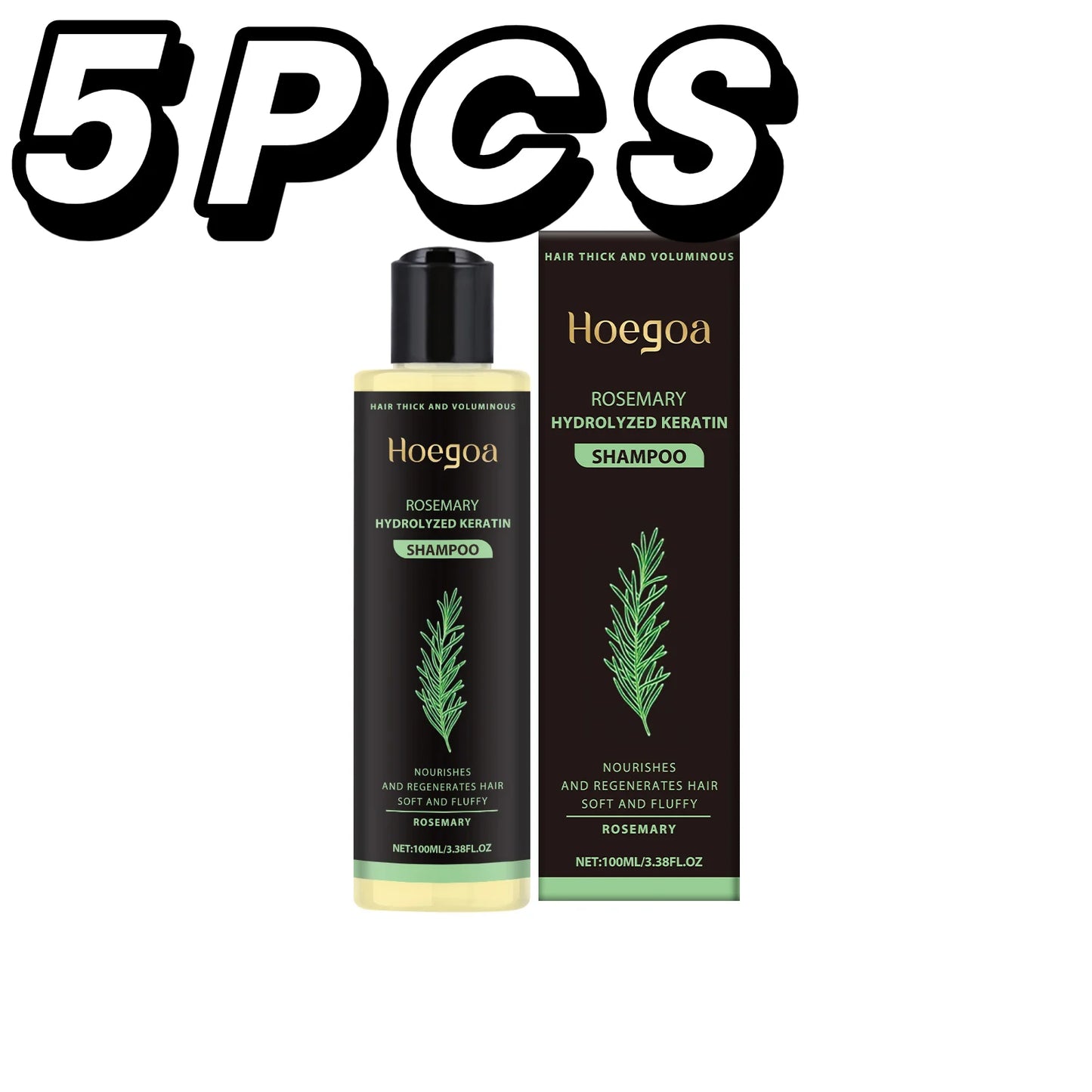 Natural Rosemary Hair Shampoo Reduce Hair Loss Clean Dandruff Nourish Moisturize Scalp Improve Hair Quality Hair Care Product