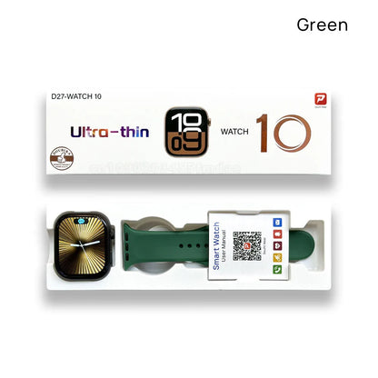 New Watch10 Series GPS Smart Watch Men Always On Display Heart Rate Body Temperature BT Call Women Waterproof Series Smartwatchs