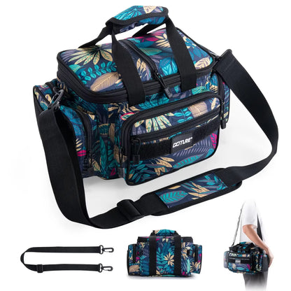 Goture Fishing Tackle Bags 38*23*19cm Shoulder Bag High Capacity 600D Oxford Cloth Outdoor Cycling Backpack Camping Picnic Bag