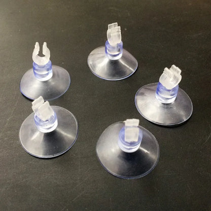 5pcs/10pcs Rubber Aquarium Fish Tank Suction Cup Holders for Air Hose Tube Oxygen Pump Adjustable Strong Sucker Durable PVC Glas