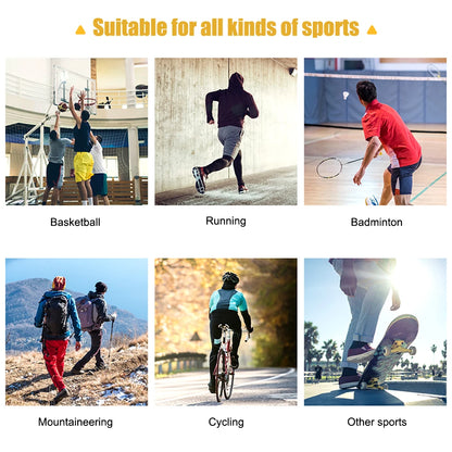 1PC Knee Compression Sleeve with Padded Protection - Breathable Leg Support for Basketball,Football,Running,Sport- Youth & Adult
