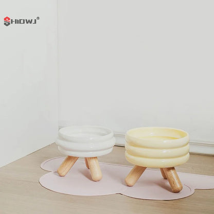 Silicone Pet Feeding Dog Cat Bowl Food Mat Non-Stick Waterproof Pad Puppy Feeder Tray Water Cushion Placemat