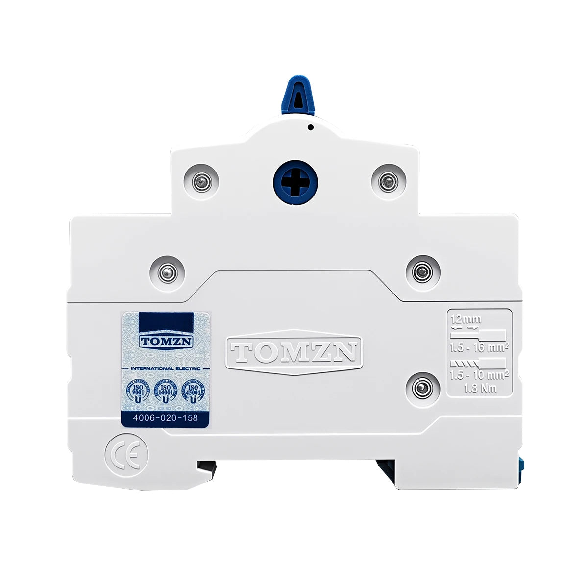 TOMZN TO219G 1P 2P 3P 4P 40A 63A MTS Dual Power Manual Transfer Isolating Switch Interlock Circuit Breaker Blue Generator PV