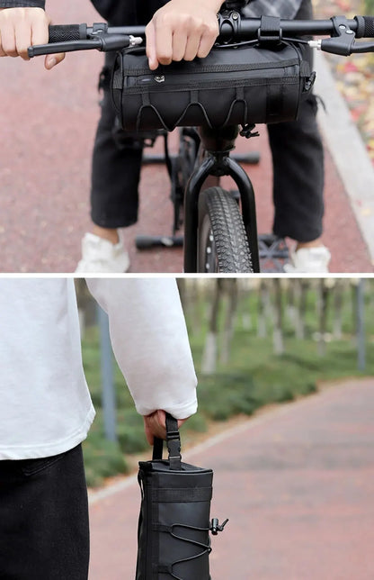 OFFBONDAGE Bike Front Bag Bicycle Bag Storage Outside Multifunction Riding Bag Mountain Bike Front Bag Bicycle Accessories