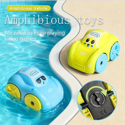 Summer Baby Bath Toy Car,Toddler Chain-Driven Land & Water Toy Car For Kids Toys Boys,Water Boy,Water Games,Outdoor Toys For Kid