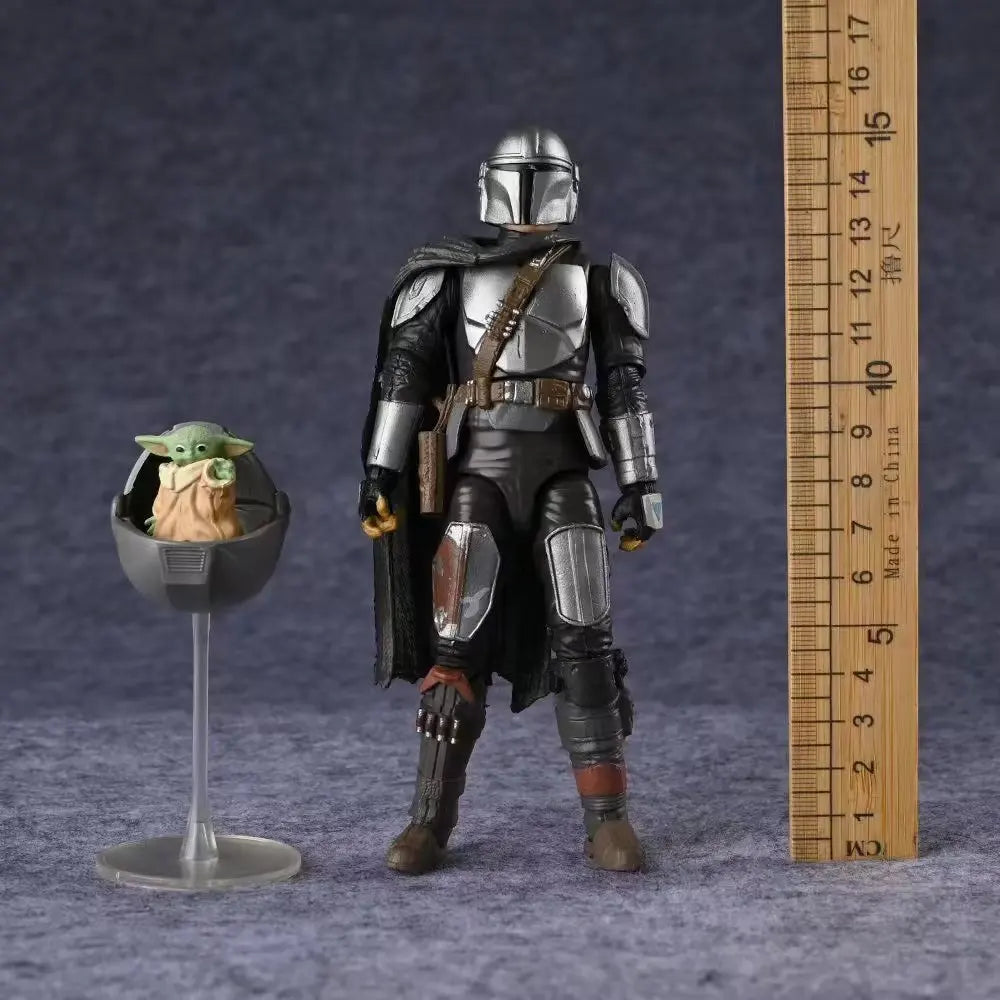 Legends Series X-Men Deadpool The Manda lorian DIN DJARIN & Yoda Action Figure Joints Moveable PVC Model Toys Collection Doll